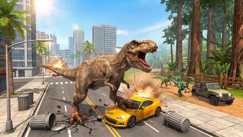 Dinosaur Park Jurassic Dino World gameplay