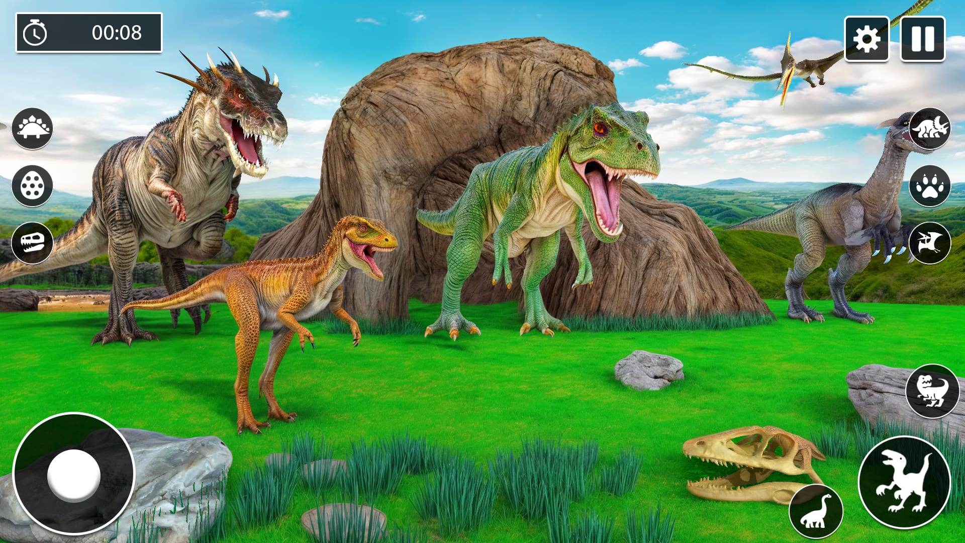Screenshot 2 - gameplay of Dinosaur Park Jurassic Dino World